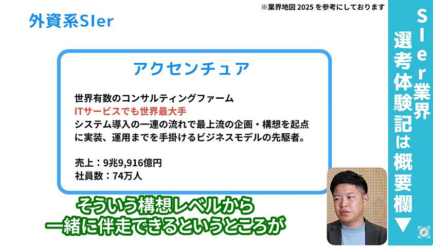 外資系SIer(アクセンチュア)