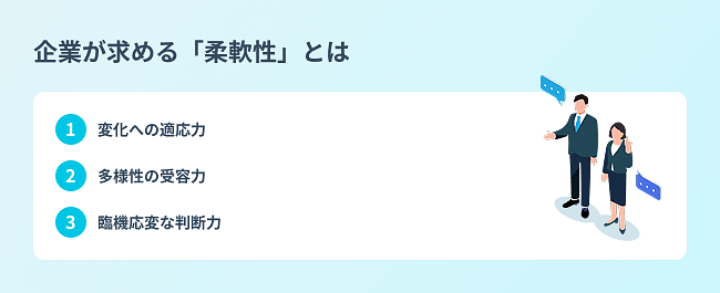 {企業が求める「柔軟性」とは}