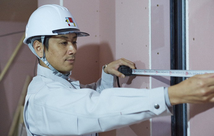 ＜建築・技術職＞現場で働く社員とリアルな住宅づくりを体験！施工1dayインターンの紹介写真1