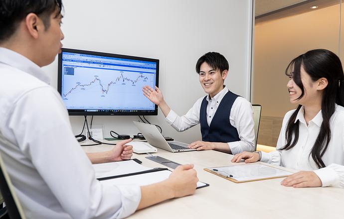 サンワード証券株式会社の当社の強み・当社の課題について写真1